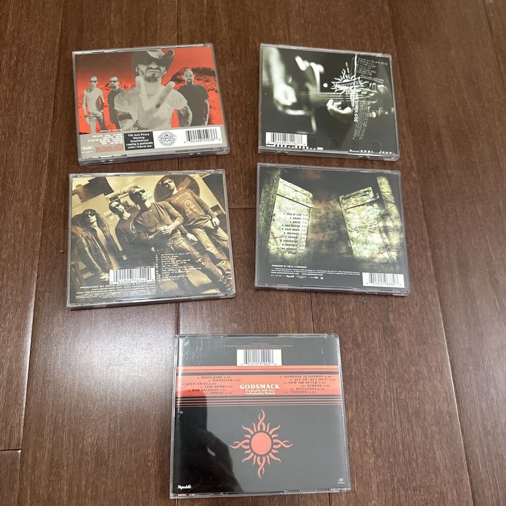 Godsmack 5 Cd Lot Self Titled Awake Faceless The Other Side IV 1990s Y2K Rock - Picture 10 of 15